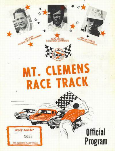 Mt. Clemens Race Track - From Brian Norton (newer photo)